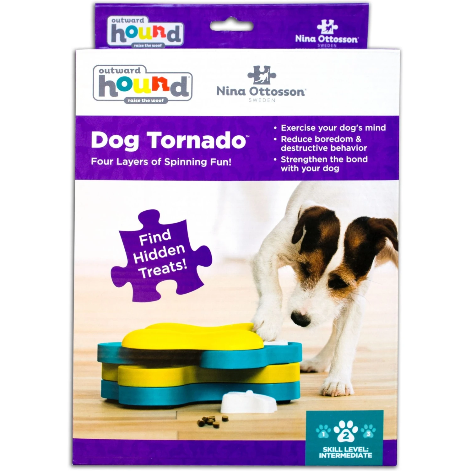 Nina Ottosson By Outward Hound Tornado Puzzle Game Dog Toy 10 Nina Ottosson By Outward Hound Tornado Puzzle Game Dog Toy - Image 8