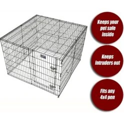 MidWest Exercise Pen Wire Mesh Top -Pet Dog Supply Store 148943 PT4. AC SS1800 V1567529915