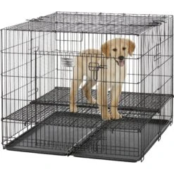 MidWest Double Door Collapsible Wire Puppy Crate -Pet Dog Supply Store 148953 PT3. AC SS1800 V1569025831