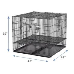 MidWest Double Door Collapsible Wire Puppy Crate -Pet Dog Supply Store 148953 PT5. AC SS1800 V1586805104