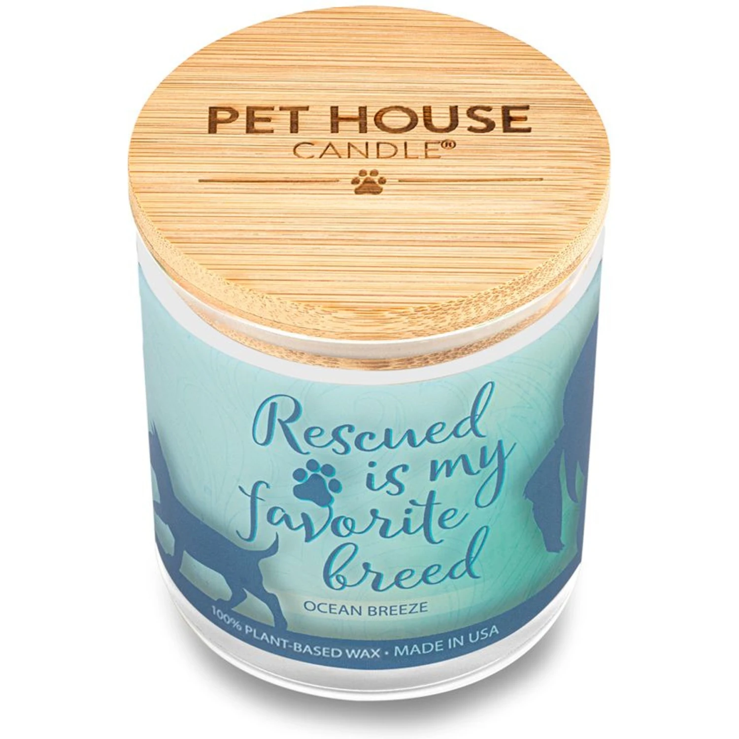 Pet House Ocean Breeze Natural Plant-Based Wax Sentiment Candle 4 Pet House Ocean Breeze Natural Plant-Based Wax Sentiment Candle - Image 2
