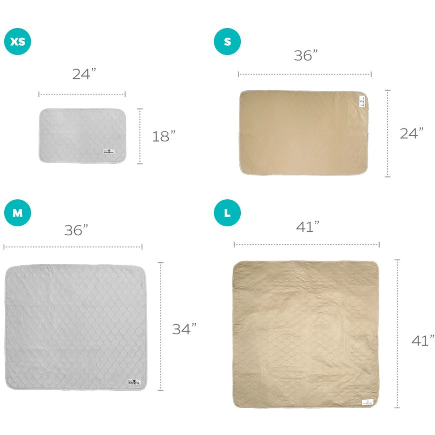 Pet Parents Pawtect Pads Washable Dog & Cat Pee Pads 4 Pet Parents Pawtect Pads Washable Dog & Cat Pee Pads - Image 2