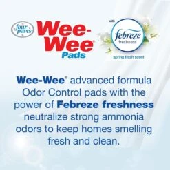 Four Paws Wee-Wee Odor Control With Febreze Freshness Dog Pads -Pet Dog Supply Store 151622 PT2. AC SS1800 V1685650511