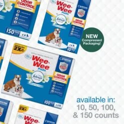 Four Paws Wee-Wee Odor Control With Febreze Freshness Dog Pads -Pet Dog Supply Store 151622 PT8. AC SS1800 V1685650570
