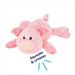 Frisco Corduroy Plush Squeaking Pig Dog Toy 10 Frisco Corduroy Plush Squeaking Pig Dog Toy -Pet Dog Supply Store 152832 PT2. AC SS1800 V1692020044