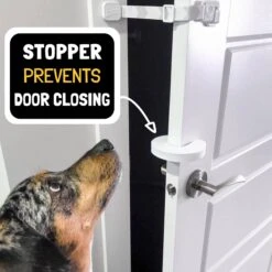 Door Buddy Door Latch Plus Door Stopper -Pet Dog Supply Store 154090 PT4. AC SS1800 V1593444380