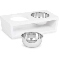 Internet's Best Modern Elevated Dog & Cat Bowls -Pet Dog Supply Store 154379 PT2. AC SS1800 V1541782627