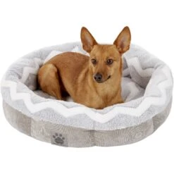 Precision Pet Products SnooZZy Round Shearling Bolster Dog Bed -Pet Dog Supply Store 156208 PT3. AC SS1800 V1566421112