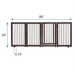 Frisco Deluxe Configurable 4-Panel Wood Dog Gate 11 Frisco Deluxe Configurable 4-Panel Wood Dog Gate -Pet Dog Supply Store 156793 PT1. AC SS1800 V1607126241