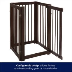Frisco Deluxe Configurable 4-Panel Wood Dog Gate 14 Frisco Deluxe Configurable 4-Panel Wood Dog Gate -Pet Dog Supply Store 156793 PT5. AC SS1800 V1671203001