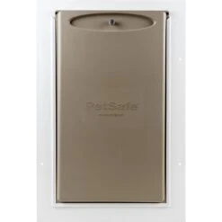 PetSafe Wall Entry Dual Flap Pet Door With Closing Panel, White -Pet Dog Supply Store 159084 PT6. AC SS1800 V1657656013