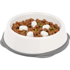 IRIS USA Non-Slip Rubber Slow Feeder With Raised Bumps Dog & Cat Bowl -Pet Dog Supply Store 159938 PT4. AC SS1800 V1598650271