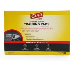 Glad For Pets Activated Carbon Dog Training Pads, 23" X 23" -Pet Dog Supply Store 162998 PT2. AC SS1800 V1678300302