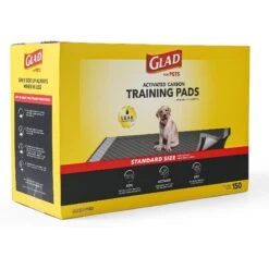 Glad For Pets Activated Carbon Dog Training Pads, 23" X 23" -Pet Dog Supply Store 162998 PT3. AC SS1800 V1678300376