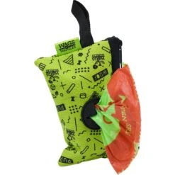 Wags & Wiggles Dispenser With Waste Bags, Pineapple Spike Scented -Pet Dog Supply Store 163242 PT7. AC SS1800 V1557759206