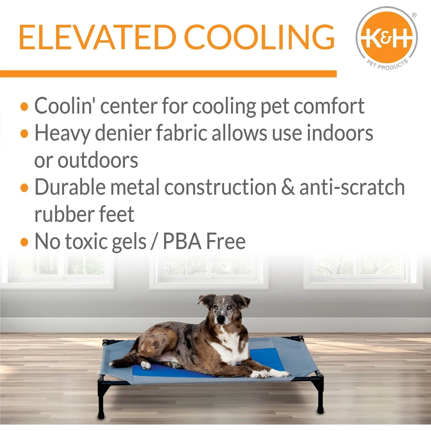 K&H Pet Products Coolin' Pet Cot Elevated Pet Bed 6 K&H Pet Products Coolin' Pet Cot Elevated Pet Bed - Image 4