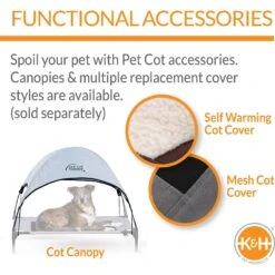 K&H Pet Products Coolin' Pet Cot Elevated Pet Bed 16 K&H Pet Products Coolin' Pet Cot Elevated Pet Bed -Pet Dog Supply Store 164028 PT5. AC SS1800 V1620841684