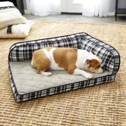 La-Z-Boy Sadie Orthopedic Bolster Dog Bed With Removable Cover
