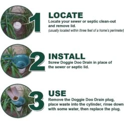 Doggie Doo Drain Pet Waste Removal 9 Doggie Doo Drain Pet Waste Removal -Pet Dog Supply Store 164752 PT2. AC SS1800 V1554847366