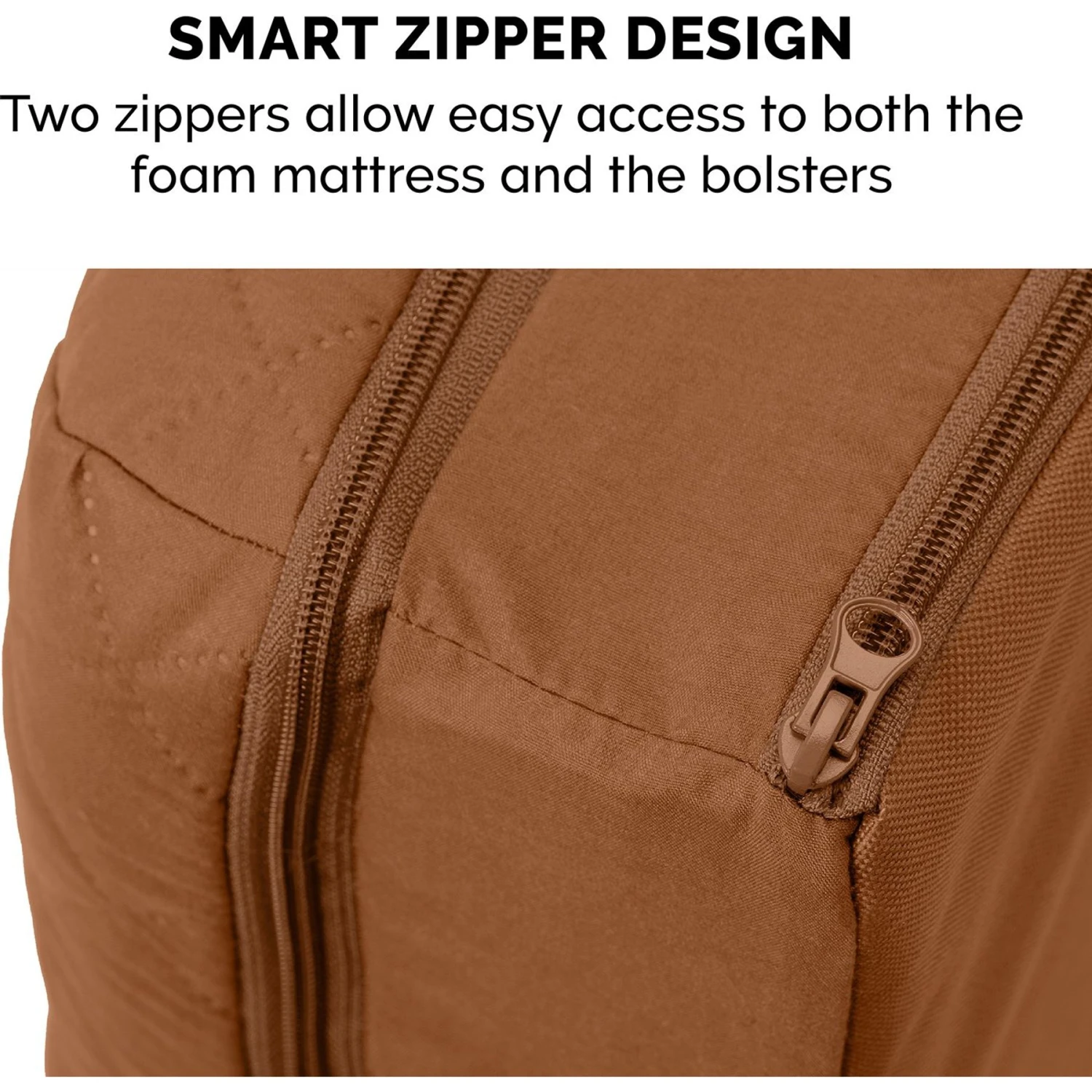 FurHaven Quilted Memory Top Bolster Cat & Dog Bed With Removable Cover 10 FurHaven Quilted Memory Top Bolster Cat & Dog Bed With Removable Cover - Image 8