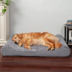 FurHaven Ultra Plush Luxe Lounger Orthopedic Cat & Dog Bed With Removable Cover