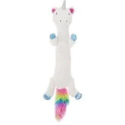New Products 23 Frisco Unicorn Skinny Plush Squeaky Dog Toy