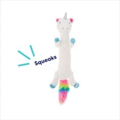 Frisco Unicorn Skinny Plush Squeaky Dog Toy -Pet Dog Supply Store 174713 PT2. AC SS1800 V1695670691