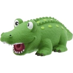 New Products 17 Frisco Alligator Latex Squeaky Dog Toy