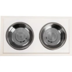 New Age Pet ECOFLEX Piedmont Double Diner Elevated Dog Bowls & Storage -Pet Dog Supply Store 175299 PT7. AC SS1800 V1598662574