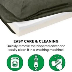 FurHaven Two-Tone Deluxe Chaise Memory Top Cat & Dog Bed With Removable Cover 18 FurHaven Two-Tone Deluxe Chaise Memory Top Cat & Dog Bed With Removable Cover -Pet Dog Supply Store 176268 PT7. AC SS1800 V1606808828