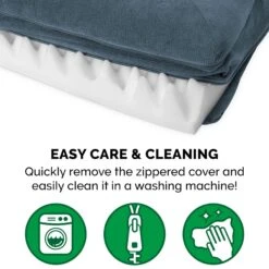 FurHaven Faux Fleece Orthopedic Bolster Cat & Dog Bed With Removable Cover -Pet Dog Supply Store 178112 PT7. AC SS1800 V1669921692