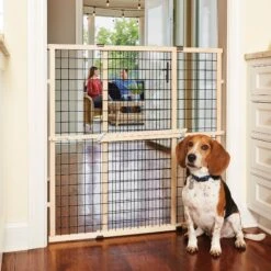 MyPet Extra Tall Wide Wire Mesh Dog Gate -Pet Dog Supply Store 178460 PT2. AC SS1800 V1569026903