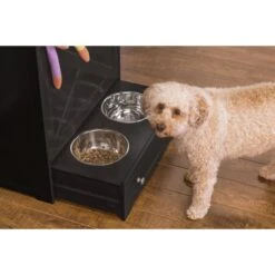 ZooVilla Windsor Elevated Dog & Cat Bowls & Storage -Pet Dog Supply Store 178538 PT2. AC SS1800 V1598657193
