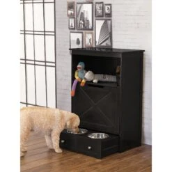 ZooVilla Windsor Elevated Dog & Cat Bowls & Storage -Pet Dog Supply Store 178538 PT8. AC SS1800 V1563298710