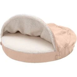FurHaven Faux Sheepskin Snuggery Gel Top Cat & Dog Bed With Removable Cover -Pet Dog Supply Store 178805 PT2. AC SS1800 V1617149529