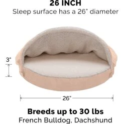 FurHaven Faux Sheepskin Snuggery Gel Top Cat & Dog Bed With Removable Cover -Pet Dog Supply Store 178805 PT4. AC SS1800 V1617152203