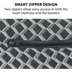 FurHaven Comfy Couch Memory Top Cat & Dog Bed With Removable Cover -Pet Dog Supply Store 178816 PT8. AC SS1800 V1701882496