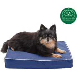 FurHaven Indoor/Outdoor Solid Cooling Gel Cat & Dog Bed With Removable Cover -Pet Dog Supply Store 178852 PT3. AC SS1800 V1603299680