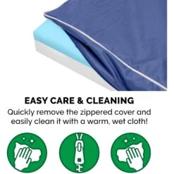 FurHaven Indoor/Outdoor Solid Cooling Gel Cat & Dog Bed With Removable Cover -Pet Dog Supply Store 178852 PT7. AC SS1800 V1603341401