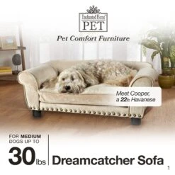 Enchanted Home Pet Dreamcatcher Sofa Cat & Dog Bed With Removable Cover, Caramel, Medium 13 Enchanted Home Pet Dreamcatcher Sofa Cat & Dog Bed With Removable Cover, Caramel, Medium -Pet Dog Supply Store 180294 PT2. AC SS1800 V1563226020