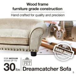 Enchanted Home Pet Dreamcatcher Sofa Cat & Dog Bed With Removable Cover, Caramel, Medium 17 Enchanted Home Pet Dreamcatcher Sofa Cat & Dog Bed With Removable Cover, Caramel, Medium -Pet Dog Supply Store 180294 PT6. AC SS1800 V1563226044