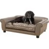 Enchanted Home Pet Rockwell Sofa Dog Bed With Removable Cover, Large, Pewter -Pet Dog Supply Store 180298 MAIN. AC SS1800 V1565107919