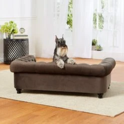Enchanted Home Pet Wentworth Sofa Dog Bed With Removable Cover, Large, Charcoal Grey -Pet Dog Supply Store 180300 PT2. AC SS1800 V1563226411