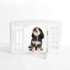 IRIS USA 4-6 Panel Dog Exercise Playpen With Door, 24-in -Pet Dog Supply Store 182204 PT6. AC SS1800 V1685548201