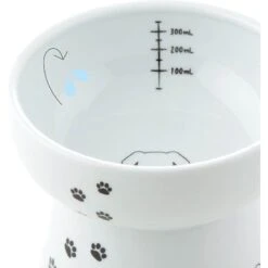 Necoichi Ceramic Elevated Dog Water Bowl, 12-oz -Pet Dog Supply Store 183509 PT3. AC SS1800 V1627495868