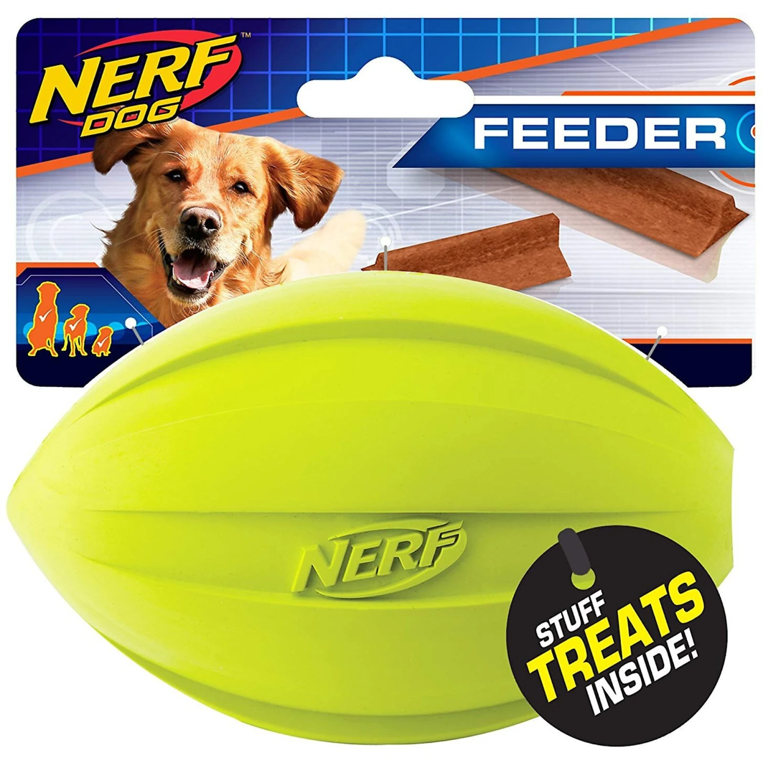 Nerf Dog Feeder Football Dog Toy 3 Nerf Dog Feeder Football Dog Toy