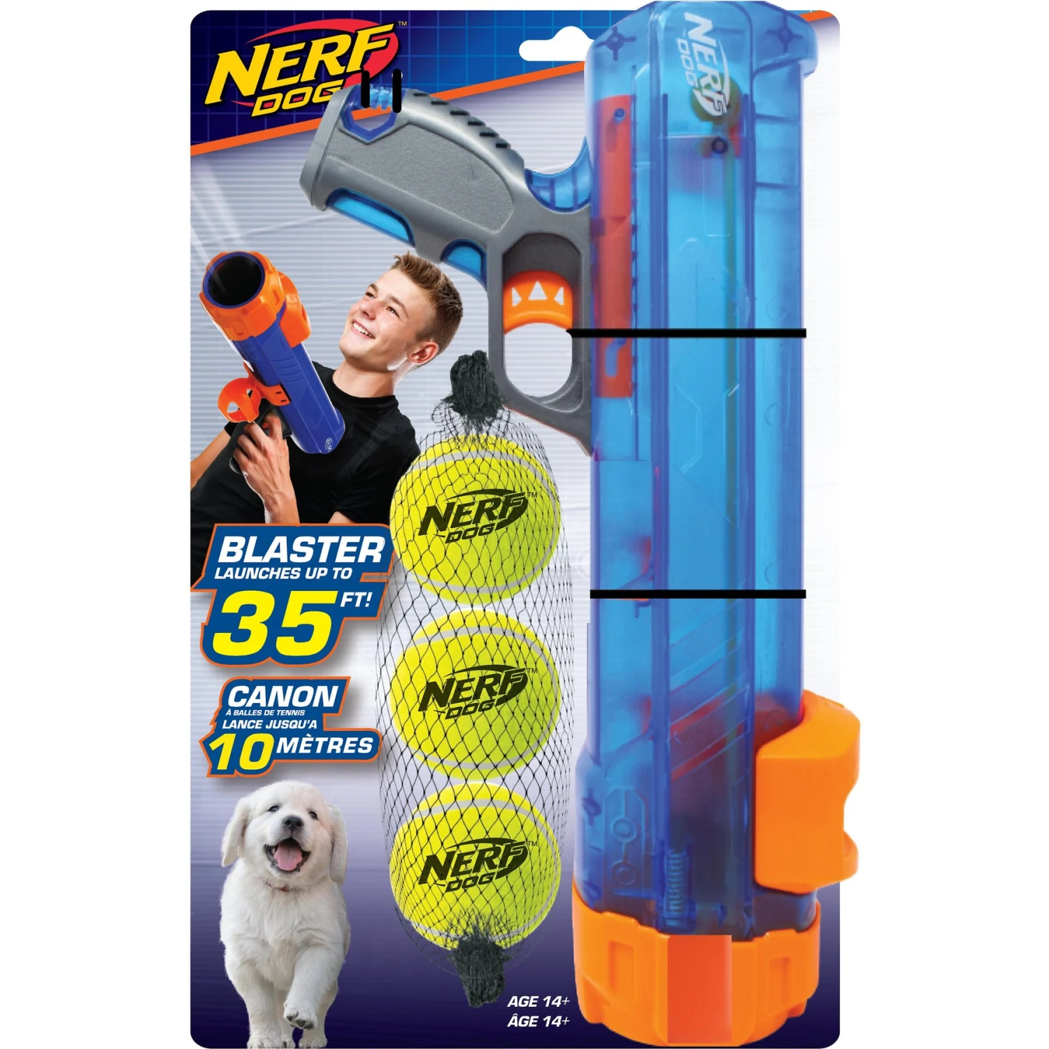 Nerf Dog Tennis Ball Translucent Blaster Dog Toy 3 Nerf Dog Tennis Ball Translucent Blaster Dog Toy