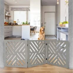 Etna Wood Lattice Design Pet Gate 11 Etna Wood Lattice Design Pet Gate -Pet Dog Supply Store 191458 PT6. AC SS1800 V1579104487