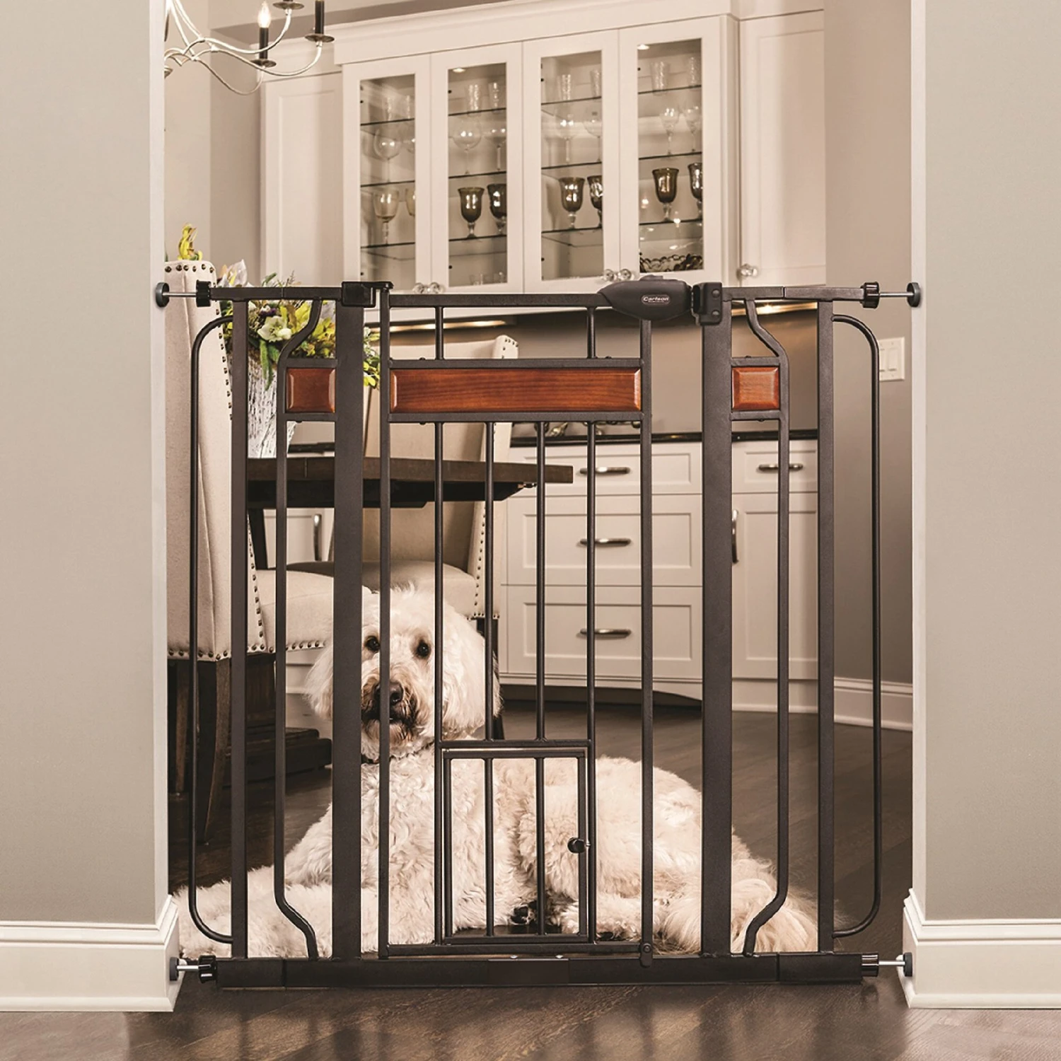 Carlson Pet Products Design Paw Extra Tall Dog Gate 3 Carlson Pet Products Design Paw Extra Tall Dog Gate