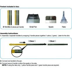 Wee-Wee All-in-One Rake, Spade & Pan Dog Waste Set -Pet Dog Supply Store 192224 PT5. AC SS1800 V1605223634